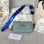 Dior Cannage Key Ring Coin Case Black（S5158UWHC-M900） - 图片 9