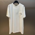 Diorling T-shirt (regular fit) slub cotton jersey（543J611A0914-C880）