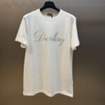 Diorling T-shirt (regular fit) slub cotton jersey（543J668C0817-C080）