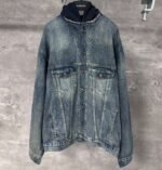Balenciaga STENCIL TYPE HYBRID hooded jacket（783657THW254245）