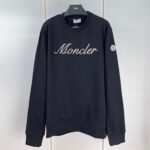 MONCLER embroidered logo cotton sweatshirt（K10918G0003389AUJ034） - 图片 2