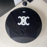 CELINE Triomphe crew neck sweater  (RY0GS423P-09GM） - 图片 2