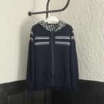 DIOR Reversible Zipped Cardigan with Hood （054G12AM055-X5820）