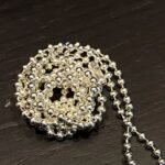 Chrome Heart Single Bead Necklace -round beads（CHROME HEARTS 410）