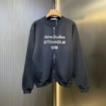 Acne Studios  Zip sweater logo (CI0189） - 图片 2