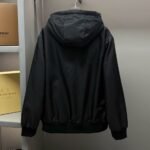 Prada logo lambswool zip-up hooded jacket (SGC5851WQ8-F0002） - 图片 2