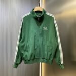 Balenciaga Loop Sports Icon Zip-up Jacket in Navy/white (829406TRVJ98502） - 图片 2