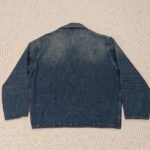 BALENCIAGA Men's Zip-up Denim Jacket in Blue (831691TSW714011） - 图片 2