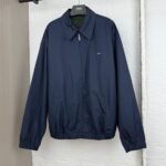 PRADA Embroidered logo Zip up Jacket 50 (SGC885-1715-F0KDB-S-OOO）