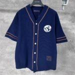 Louis Vuitton knitted short-sleeved baseball shirt（1AIMCQ）
