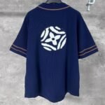 Louis Vuitton knitted short-sleeved baseball shirt（1AIMCQ） - 图片 2