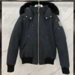 Moose Knuckles Men's Ballistic Logo Down Jacket(M32MB000S305）