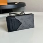 LOUIS VUITTON Coin Card Holder Monogram Eclipse（M69533）