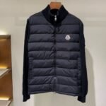 MONCLER Knitted Down Jacket Men's Cardigan Down Jacket -NFC機能なし（J10919B00020M1115999）
