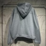 Alexander Wang Grey Hotfix Terry Zip Hoodie（UCC4252074079） - 图片 2