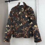 Louis Vuitton Suede Reversible Waist Cinch Jacket（1AIMJR）