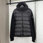 MONCLER Black Padded Cotton Zip-Up Hoodie（K20919B00007M1367999）