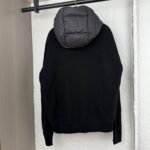MONCLER Black Padded Cotton Zip-Up Hoodie（K20919B00007M1367999） - 图片 2