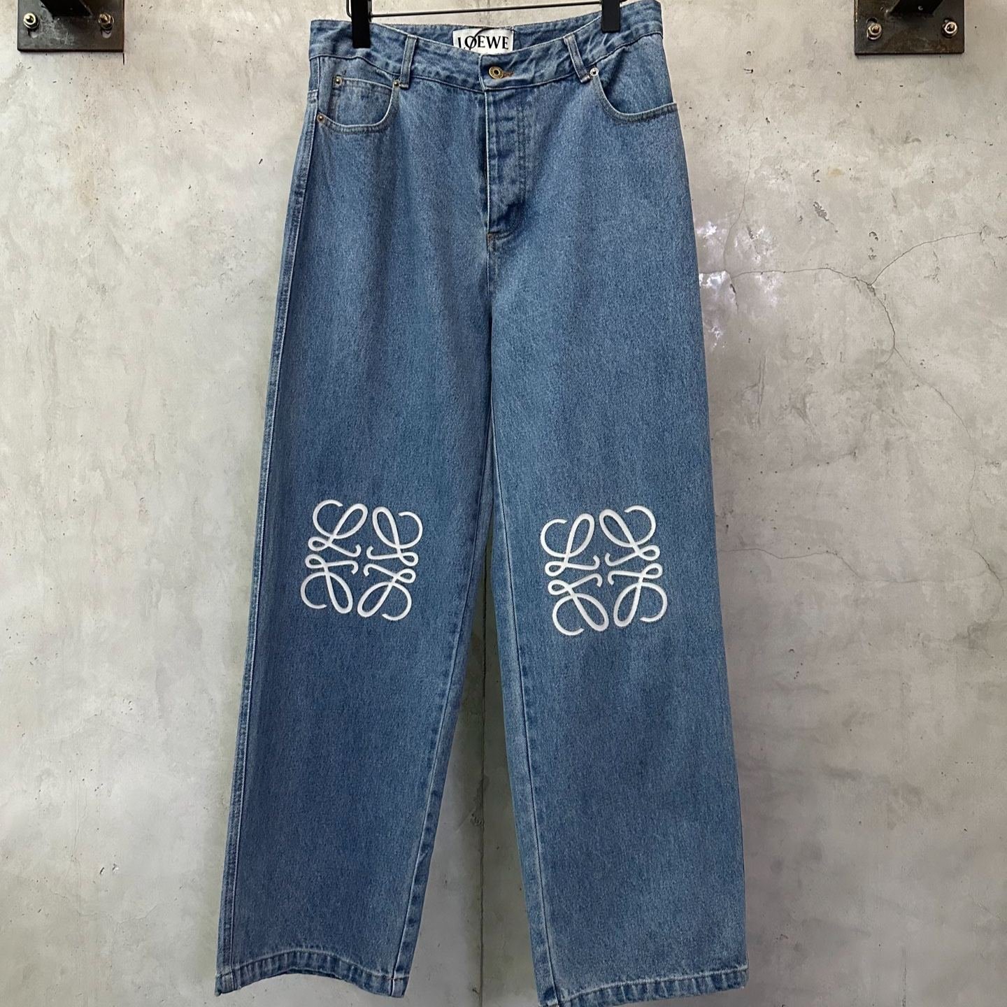 imageName1763344068013 LOEWE Anagram Loose-fitting Jeans (H526Y11X71-5475) - 图片 1