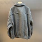 MIU MIU cashmere patchwork zippered collar jacket（ML1304-15Q8-F0031-S-OOO） - 图片 2