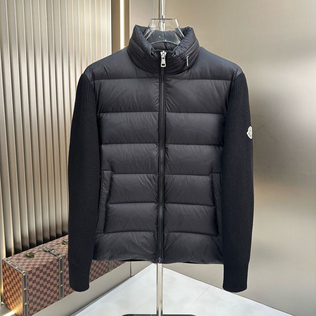 imageName1763973388373 MONCLER padded wool zip-up hoodie(J20919B00032M1131999) - 图片 1