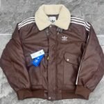 ADIDAS Originals Casual Leather Jacket (KF3691） - 图片 2