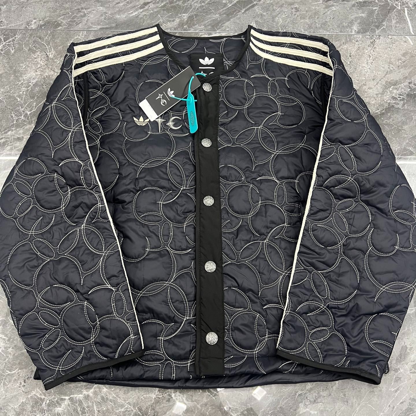 imageName1764652598176 Adidas x Thug Club Padded Jacket Black (KC2231) - 图片 1