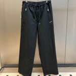 Dior Mountain Track Pants, Black Blend Cotton Twill（613C141A3068-C988）