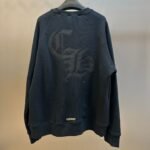 Chrome Hearts 711 Cemetery Cross Nylon CH Crewneck Sweater (1SS2504CH7CCN） - 图片 4