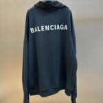 Balenciaga Back Collar Crew Neck Shirt Jacket for Men in Faded Black (850363TTVJ21569） - 图片 2