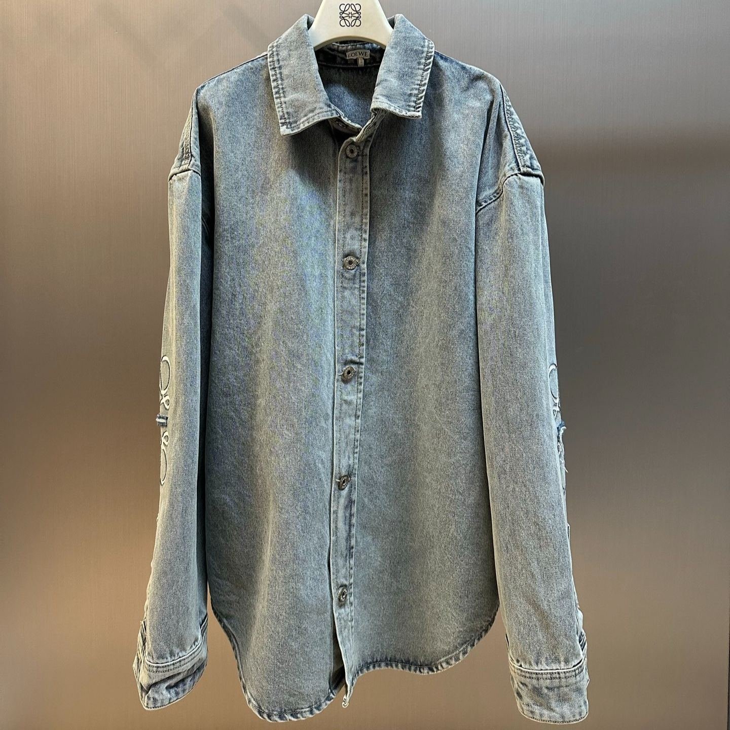 imageName1765866755045 LOEWE Men's Anagram Shirt Jacket (H526Y1DW13-6395) - 图片 1