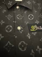 Louis Vuitton Monogram moiré silk jacquard shirt jacket（1AGTGO） - 图片 7