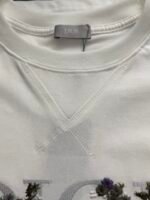 Dior Flowers Embroidered T-Shirt（113J686A0554-C084） - 图片 8