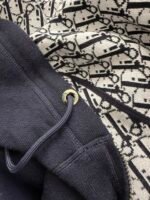 DIOR Men's SS21 Loose Zipper Hooded Jacket Navy Blue（113M221AT225-C585） - 图片 4