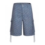 DIOR FW25 Casual Shorts Men's Blue（593D189A3016-C585）
