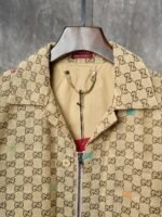 GUCCI GG canvas jacket in camel and dark brown（833305-ZAS81-2137） - 图片 7
