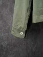 LOEWE Belted jacket in cotton Green   (H526Y02L01-4160） - 图片 6
