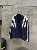 Balenciaga Sporty B Tracksuit Jacket Indigo/Black/White（681438TKO484063） - 图片 8