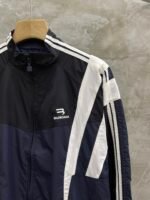 Balenciaga Sporty B Tracksuit Jacket Indigo/Black/White（681438TKO484063） - 图片 11