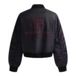BALENCIAGA Men's Lion Club Varsity Jacket in Black（814123TRO511000） - 图片 2