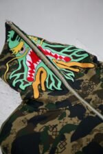 BAPE X CLOT CAMO SHARK RELAXED FIT FULL ZIP HOODIE（0ZXSWM115913N） - 图片 3