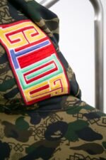 BAPE X CLOT CAMO SHARK RELAXED FIT FULL ZIP HOODIE（0ZXSWM115913N） - 图片 5