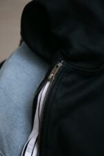 Balenciaga Loop Sports Icon Zipped Zip-up Hoodie in Black/white（837513TSVX21070） - 图片 5