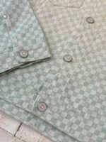 Louis Vuitton Men's Damier Gradient Jacquard Denim Jacket（1AGTET） - 图片 4