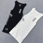Chrome Hearts Ribbed Cross Side Logo Tank Top (CHROME HEARTS A002） - 图片 3