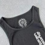 Chrome Hearts Ribbed Cross Side Logo Tank Top (CHROME HEARTS A002） - 图片 4