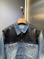 PRADA denim leather jacket (GEB257-1638-F0008-S-AA1） - 图片 8