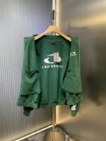 Balenciaga Loop Sports Icon Zip-up Jacket in Navy/white (829406TRVJ98502） - 图片 6