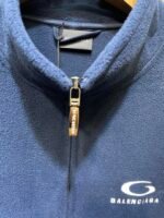 Balenciaga Loop Sports Icon Zip-up Jacket in Navy/white (829406TRVJ98502） - 图片 17