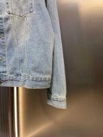 Prada triangle logo denim blouson jacket(GEB229-12K8-F0557-S-231） - 图片 8